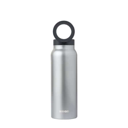 ขวดน้ำ Ringo Bottle with Magnetic Phone Mount Lid ขนาด 710 มิลลิลิตร สีเงิน_1